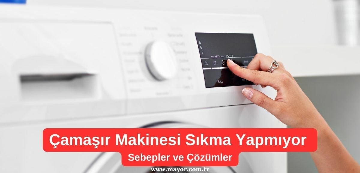Amana Çamaşır makinesi su boşaltıyor sıkma yapmıyor